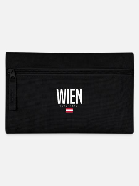 Wien Österreich - Federtasche - Schwarz