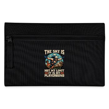 Skydiving The Sky Is Not My Limit Loves Skydive - Pencil Case - black - Front