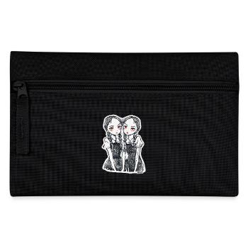 Sisters are twins with red eyes - Pencil Case - black - Front