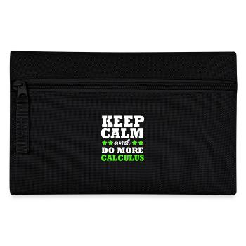 math mathematician - Pencil Case - black - Front
