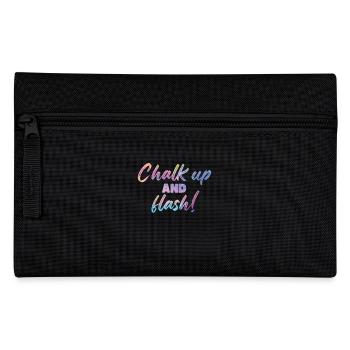 Boulderer Chalk Up Und Flash Bouldering - Federtasche - Schwarz - Vorne