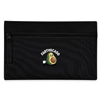 Lustige Avocado Furzen Pupsen Fartvocado - Federtasche - Schwarz - Vorne