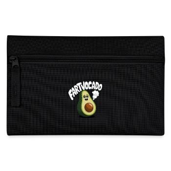 Lustige Avocado Furzen Pupsen Fartvocado - Federtasche - Schwarz - Vorne