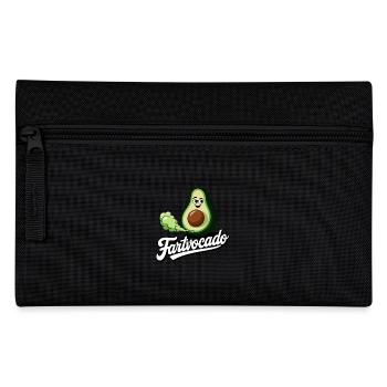 Lustige Avocado Furzen Pupsen Fartvocado - Federtasche - Schwarz - Vorne