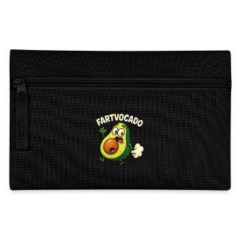 Lustige Avocado Furzen Pupsen Fartvocado - Federtasche - Schwarz - Vorne