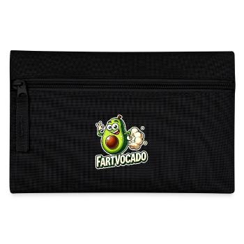 Lustige Avocado Furzen Pupsen Fartvocado - Federtasche - Schwarz - Vorne