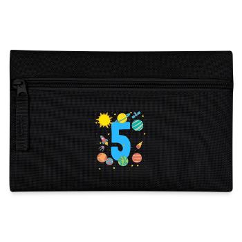 Five Years of Space Adventure - Pencil Case - black - Front