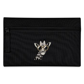 Cool Giraffe with Sunglasses – Stylish Tierlo - Pencil Case - black - Front