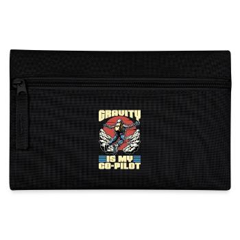 Parachutisme Gravity est mon copilote adore le parachutisme - Trousse - noir - Devant