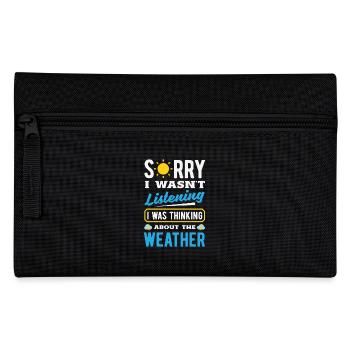 Météorologie amusante Passionnés de météo - Trousse - noir - Devant