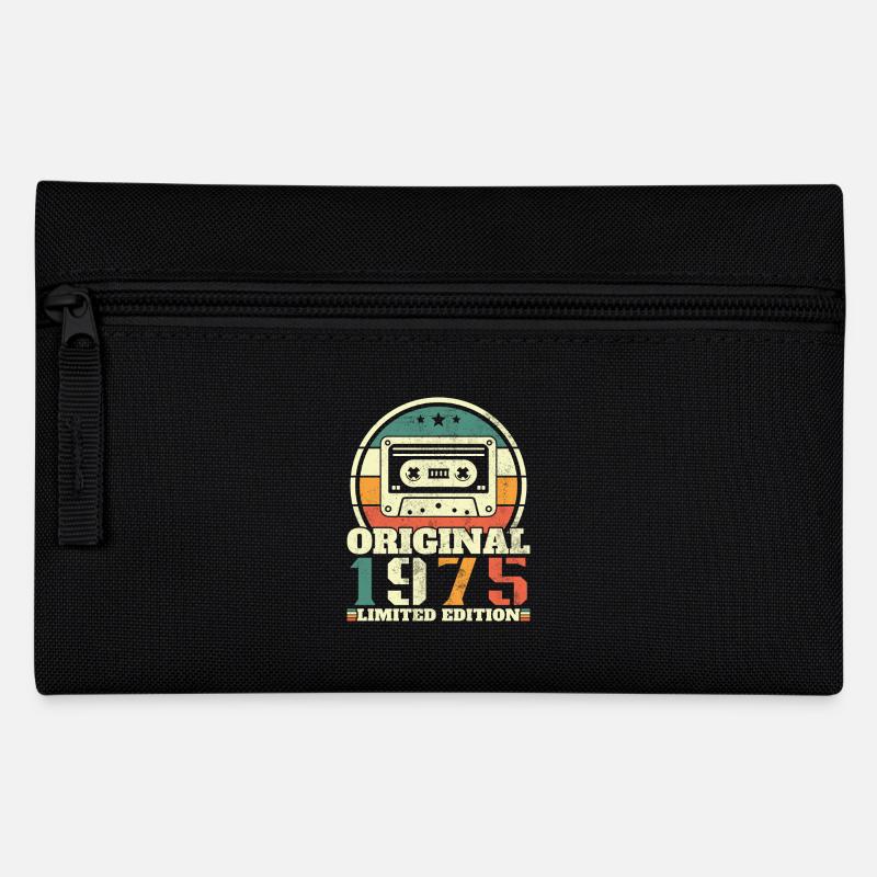 1975 Vintage Retro Geburtstagsgeschenk - Federtasche - Schwarz