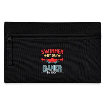 Motif de flotteur et de joueur amusant - Trousse - noir - Devant