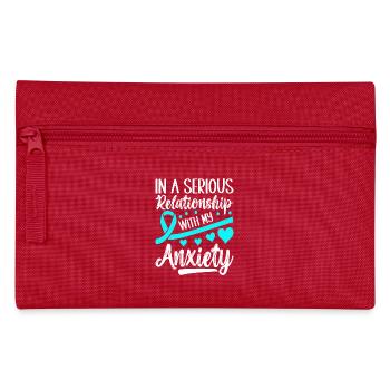 Anxiety disorder Anxiety disorder - Pencil Case - red - Front