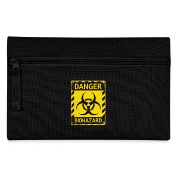 Danger Biohazard Grunge Zombies Apokalypse - Federtasche - Schwarz - Vorne