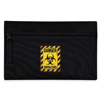 Danger Biohazard Grunge Zombies Apokalypse - Federtasche - Schwarz - Vorne