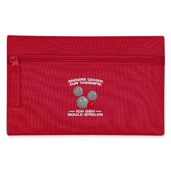 Therapy Petanque Boule Boule player - Pencil Case - red - Front