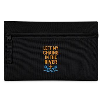 Leave My Chains in the Flow: Baptized - Pencil Case - black - Front