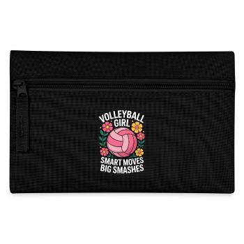 Volleyball Spruch Lustiges Volleyball Geschenk - Federtasche - Schwarz - Vorne