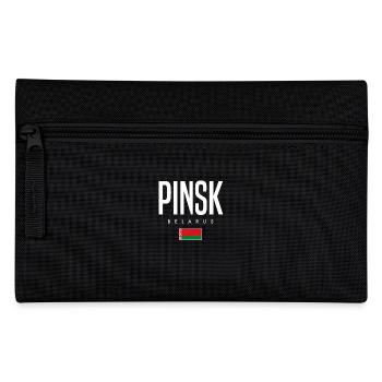 Pinsk Belarus Weißrussland - Federtasche - Schwarz - Vorne