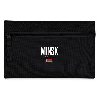 Minsk Belarus Weißrussland - Federtasche - Schwarz - Vorne