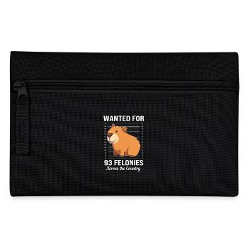Capybara Capibara - Federtasche - Schwarz - Vorne