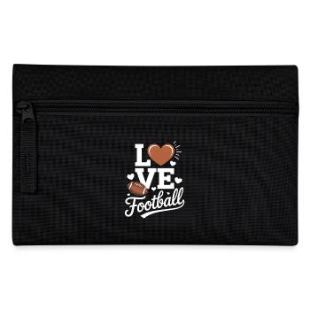 Love American Football Saying - Pencil Case - black - Front