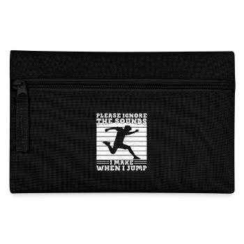 Track Athletics Please Ignore The Sounds - Federtasche - Schwarz - Vorne