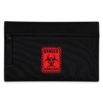 Danger Biohazard Grunge Zombies Apokalypse - Federtasche - Schwarz - Vorne