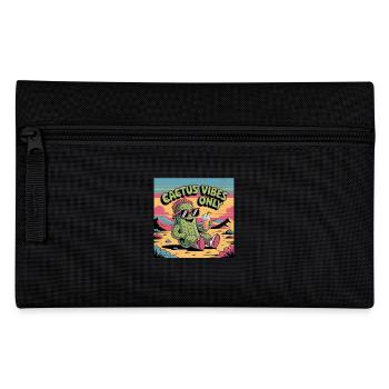 Cactus Vibes Only - Federtasche - Schwarz - Vorne