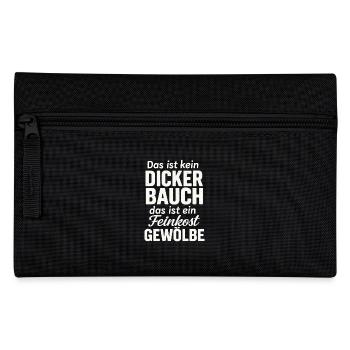 Delicatessen vault – Funny saying for connoisseurs - Pencil Case - black - Front