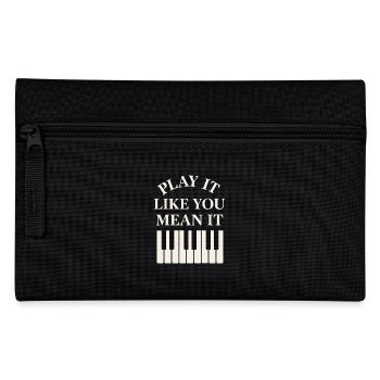 Classical Pianist Piano Life Music Recital - Pencil Case - black - Front
