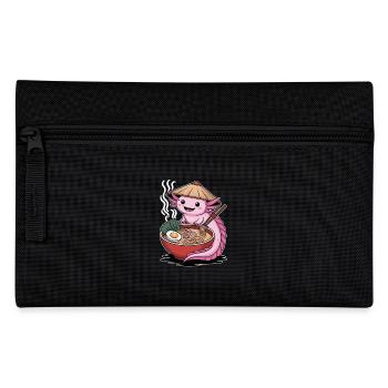 Ramen Axolotl Im Japanischen Stil - Federtasche - Schwarz - Vorne