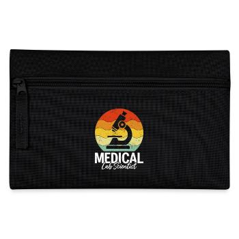 Medical Lab Scientist Retro Med Lab Scientist - Pencil Case - black - Front