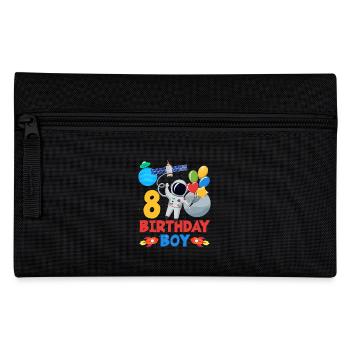 Space Adventure for Birthday Girl 8 - Pencil Case - black - Front