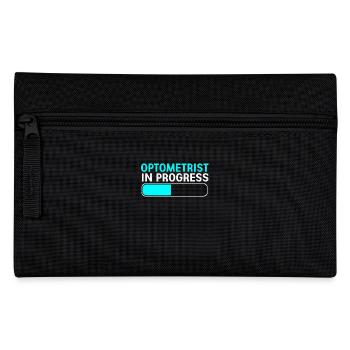 Optik Optiker Augenarzt - Federtasche - Schwarz - Vorne