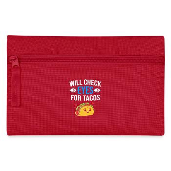 Ophthalmologist, Optician, Optician - Pencil Case - red - Front