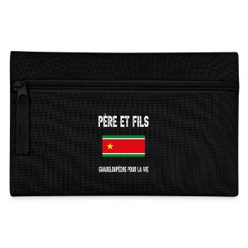 père fils papa guadeloupéen guadeloupe - Trousse - noir - Devant