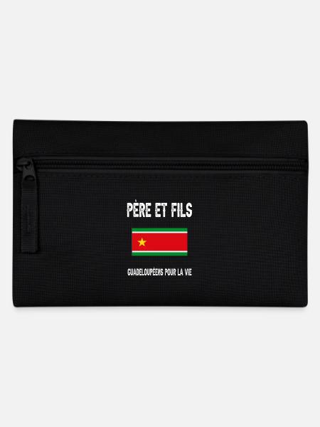 père fils papa guadeloupéen guadeloupe - Trousse - noir