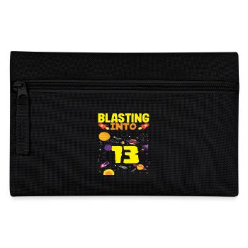 Space Adventure 13 Years - Pencil Case - black - Front