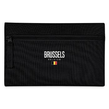 Brussels Belgium - Pencil Case - black - Front