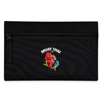 Kickboxer Thai boxing Muay thai Kickboxing - Federtasche - Schwarz - Vorne