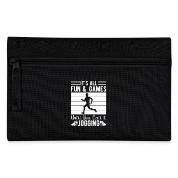 Cross Country Runner Design - XC Coach - Running - Pencil Case - black - Front