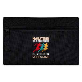 Opa MARATHON RENNEN DURCH DEN RUHESTAND Lustig - Federtasche - Schwarz - Vorne