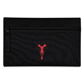 Hands Holding Bleeding Heart Illustration - Pencil Case - black - Front