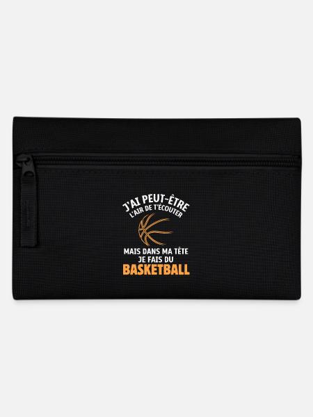 joueur de basketball cadeau basketball - Trousse - noir