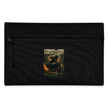 Stärker Als Stahl Schneller Als Zweifel - Federtasche - Schwarz - Vorne