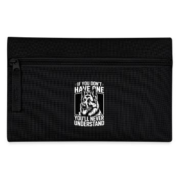 Deutscher Schäferhund Design Hunde Liebe - Federtasche - Schwarz - Vorne