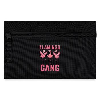 Flamingo Gang - Pencil Case - black - Front