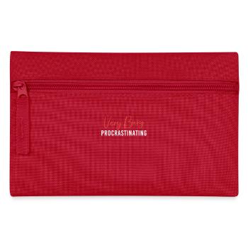 laziness, procrastination, lazy, lazy - Pencil Case - red - Front