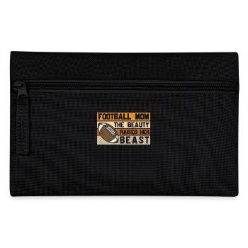 Football Mom Beauty and Beast Theme - Federtasche - Schwarz - Vorne